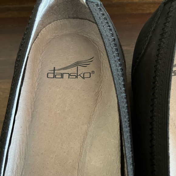 DANSKO Kristen Black Suede Ballet Flats Size 38 US 7.5-8 - Picture 5 of 10